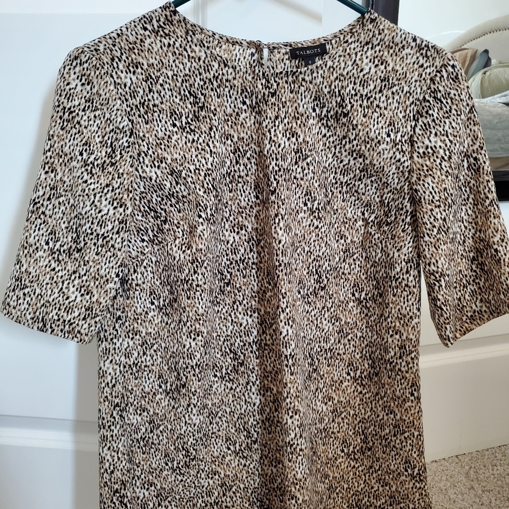 Cheetah print blouse!